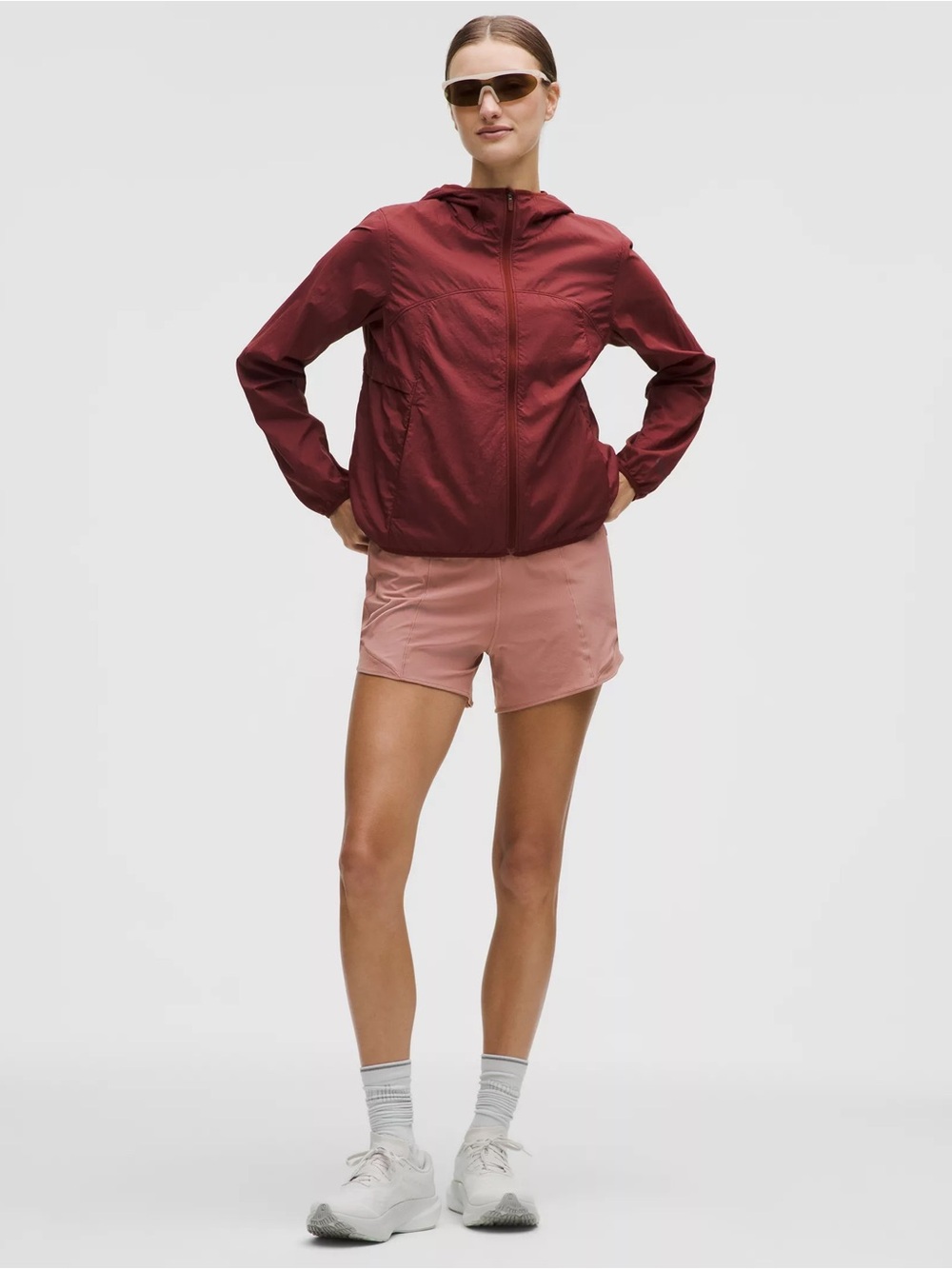 Lululemon Hotty Hot HR Lined 4" Short, red clay, 4